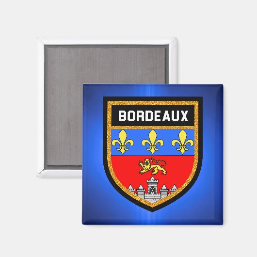 Bordeaux Flag Magneet (Voorkant / Achterkant)