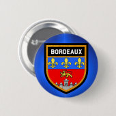 Bordeaux Flag Ronde Button 5,7 Cm (Voorkant /achterkant)