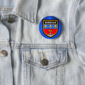 Bordeaux Flag Ronde Button 5,7 Cm (In situ)