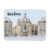 Bordeaux Fotografie Hand Lettered Magnet Magneet (Horizontaal)