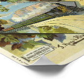 Bordeaux France Poster vintage 1896 (Coin)