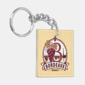 Bordeaux France Sleutelhanger (Voorkant Links)