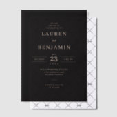 Bordeaux Gothic Paisley Wedding Vellum Uitnodigingen (Offset (Uitnodiging))