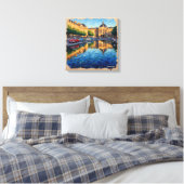 Bordeaux Grand Square Reflections Toile de verre (Insitu(Chambre))