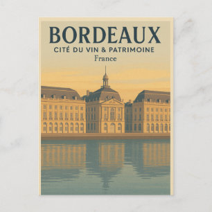 BORDEAUX — WIJNSTAD & ERFGOED BRIEFKAART