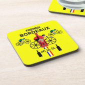 Bordeaux Wine Bier Onderzetter (Linkerzijde)