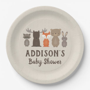 Borden Baby shower Papieren Bordje