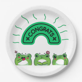 Borden feliciteren papieren bordje