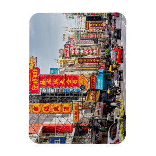 Borden in Chinatown, Bangkok, Thailand Magneet