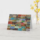 Borden licentie kaart (Gele Bloem)