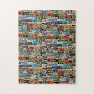 Borden licentie legpuzzel