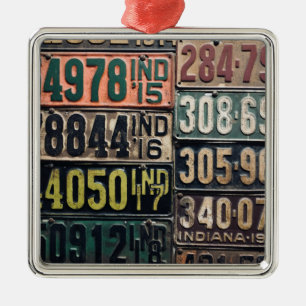 Borden licentie metalen ornament