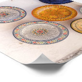 "BORDEN, MAROKKO" REISFOTOGRAFIE POSTER (Hoek)