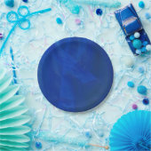 Borden met blauw papier papieren bordje (Feest)