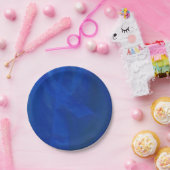 Borden met blauw papier papieren bordje (Feest)