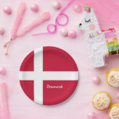 Borden, partij, sport, Denemarken Papieren Bordje (Feest)