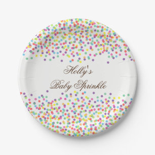 Borden van Baby shower, van Confetti Papieren Bordje