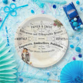 Borden van de  Afstuderen Cute Girl Afstuderen Papieren Bordje (Feest)