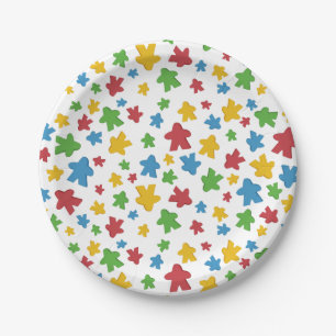 Borden van de Meeple Party Papieren Bordje