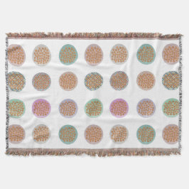 Borden van de pretzels deken