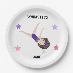  Borden VAN GYMNASTICS PARTIJEN VOOR GIRLEN DIE WO Papieren Bordje