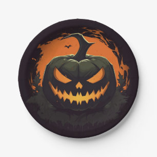 Borden van halloween Pumpkin-papier Papieren Bordje