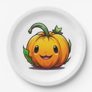 Borden van halloween Pumpkin-papier Papieren Bordje