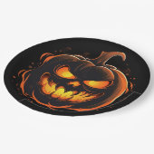 Borden van halloween Pumpkin-papier Papieren Bordje (Gekanteld)
