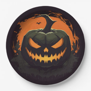 Borden van halloween Pumpkin-papier Papieren Bordje