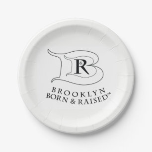 BORDEN VAN HET LOGO VAN BROOKLYN DE GEBOREN & PAPIEREN BORDJE