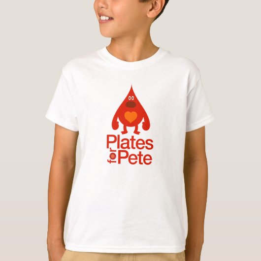 Borden van kinderen voor Pete T-Shirt (Voorkant)
