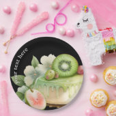 Borden van Kiwi Cake Papieren Bordje (Feest)