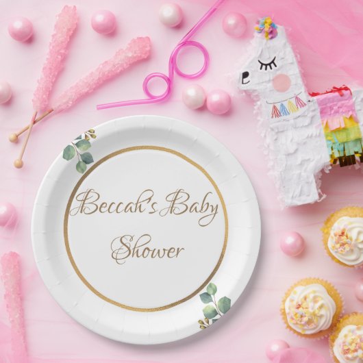 Borden van legante-partijpapier papieren bordje (Feest)