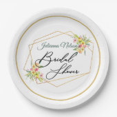 Borden van lentepapier papieren bordje (Voorkant)