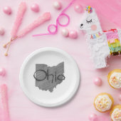 Borden van Ohio Paper Papieren Bordje (Feest)