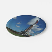 Borden van olieboorplatforms papieren bordje (Gekanteld)