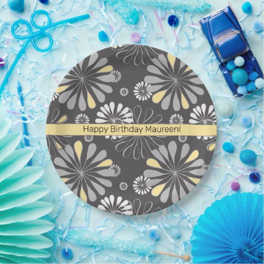 Borden van oud en grijs papier papieren bordje (Feest)