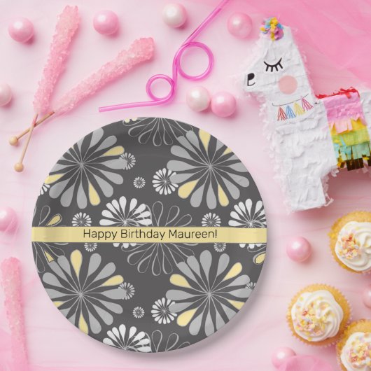 Borden van oud en grijs papier papieren bordje (Feest)