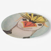 Borden van pinguïnpapier papieren bordje (Gekanteld)