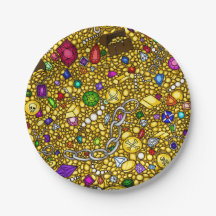 Borden van piraatpapier voor schatkistpapier