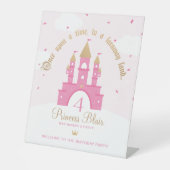 Borden van Princess Party Reclamebord Met Voetstuk (Voorkant)