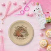 Borden van Pumpkin Spice Coffee Party Papieren Bordje (Feest)