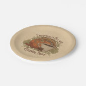 Borden van Pumpkin Spice Coffee Party Papieren Bordje (Gekanteld)