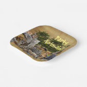 Borden van Square Paper Papieren Bordje (Gebogen)