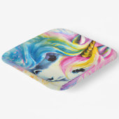 Borden van Unicorn Paper Papieren Bordje (Gebogen)