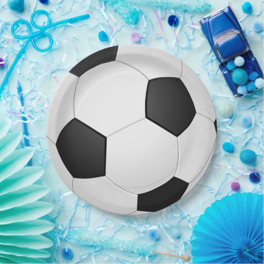 borden van voetbal papieren bordje (Feest)