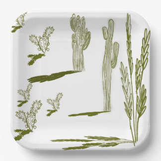 Borden van Zuidwest-papier Papieren Bordje