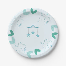 Borden voor aangepast Baby shower Papieren Bordje