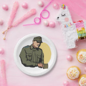 Borden voor algemeen papier van het leger papieren bordje (Feest)