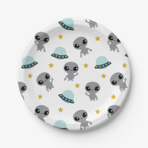 Borden voor Aliens-papier Papieren Bordje